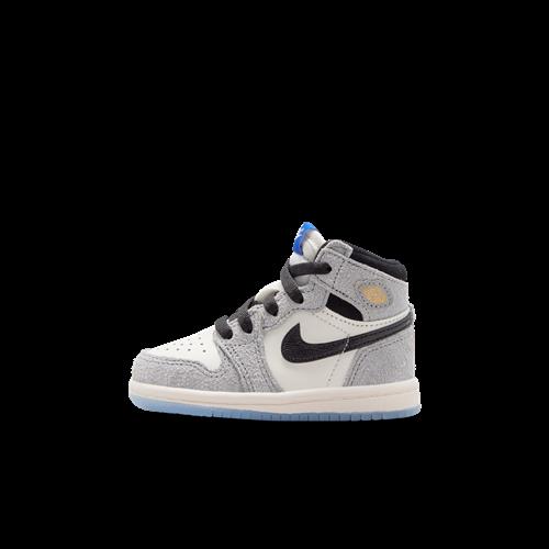 Jordan 1 Retro High OG-sko til babyer/småbørn - grå
