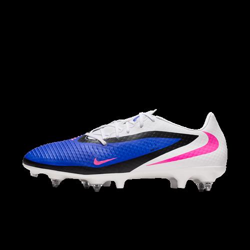 Nike Phantom 6 Low Academy-fodboldstøvler til blødt underlag - blå