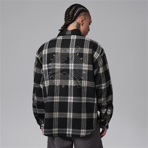 Jordan Flight-flannelstrøje til mænd - sort