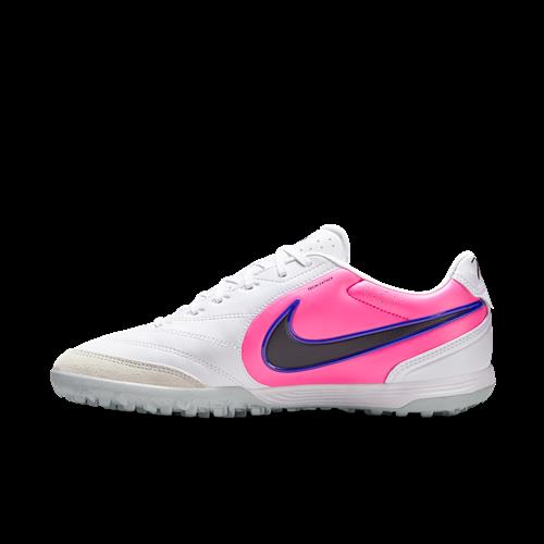 Nike Tiempo Ligera Pro Low Top-fodboldsko til grus - hvid