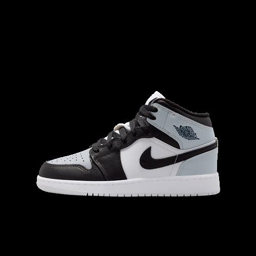 Air Jordan 1 Mid-sko til større børn - sort