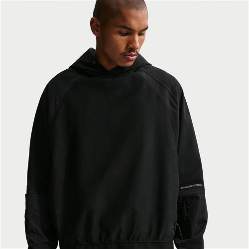Maskinstrikket Nike Tech Dri-FIT Shori Utility-hættetrøje til mænd - sort