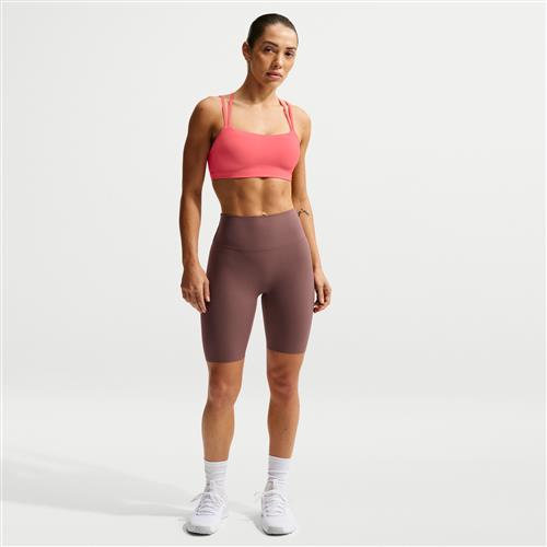 Nike Zenvy-cykelshorts (20 cm) med høj talje til kvinder - lilla