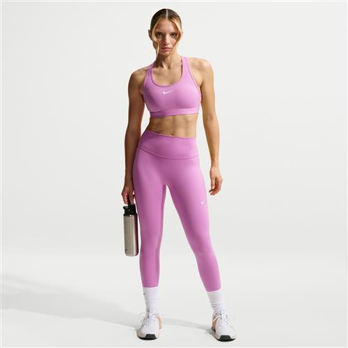 Højtaljede Nike One Seamless Front-leggings i fuld længde til kvinder - lilla