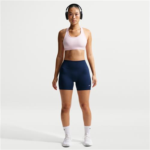 Nike One-cykelshorts med høj talje til kvinder (13 cm) - blå