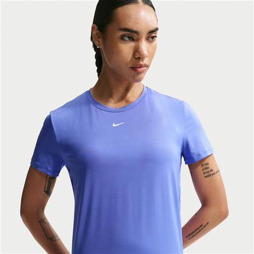 Kortærmet Nike One Classic Dri-FIT-trøje til kvinder - blå