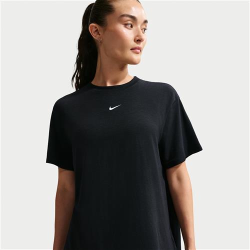 Kortærmet Nike One Relaxed Dri-FIT-trøje til kvinder - sort
