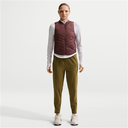 Nike Tempo Dri-FIT 7/8-løbebukser med mellemhøj talje til kvinder - brun