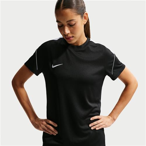 Kortærmet Nike Strike Dri-FIT-fodboldtrøje til kvinder - sort