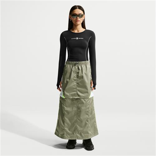 Nike Shox-nederdel med lynlås til kvinder - grå