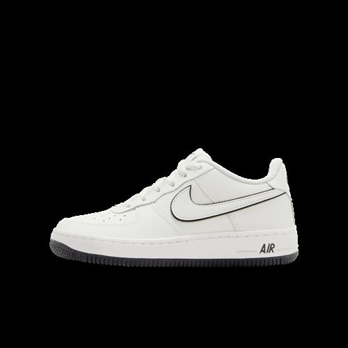 Nike Air Force 1-sko til større børn - hvid