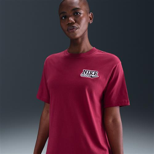 Oversized Nike -T-shirt med firkantet snit - rød
