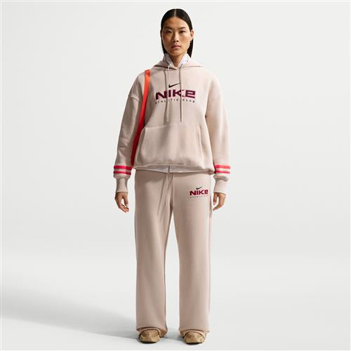 Nike -fleecebukser med høj talje til kvinder - brun