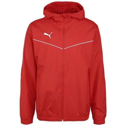 PUMA Træningsjakke 'Teamrise'  rød / hvid