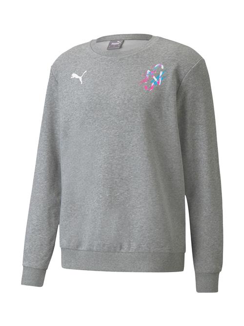 PUMA Sportsweatshirt 'Neymar'  cyanblå / grå-meleret / lyserød / hvid