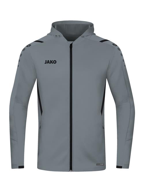 JAKO Sportsjakke 'Challenge'  mørkegrå / sort