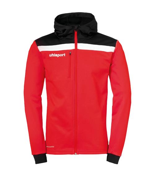 UHLSPORT Sportsjakke 'Offense 23'  rød / sort / hvid