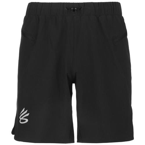 UNDER ARMOUR Sportsbukser 'Curry'  sort / hvid