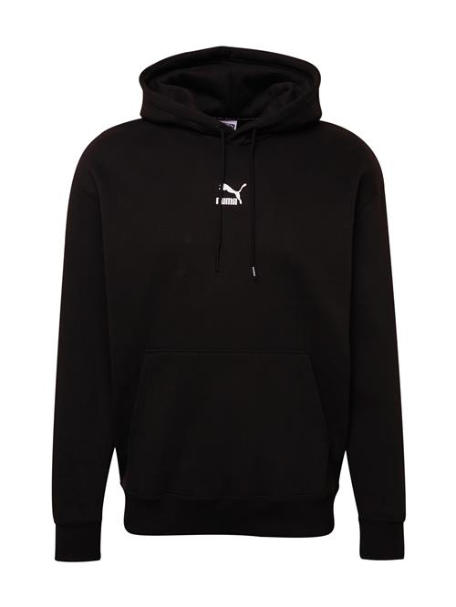 PUMA Sweatshirt 'Classics'  sort / hvid