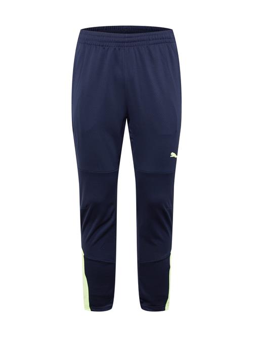 PUMA Sportsbukser  mørkeblå / neongul