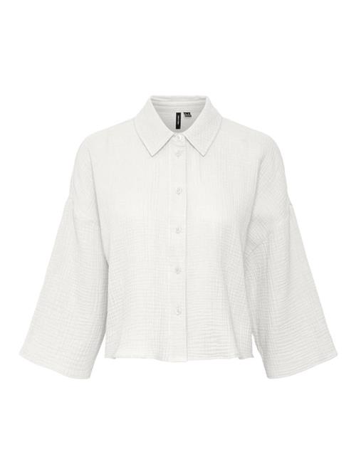 Se VERO MODA Bluse 'Natali'  hvid hos About You