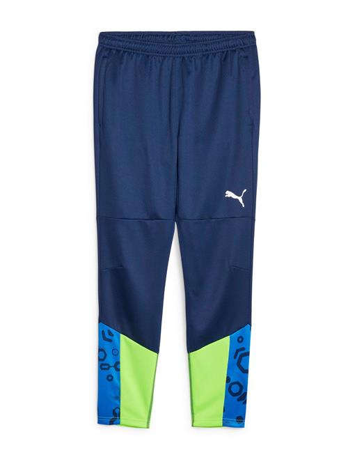 PUMA Sportsbukser 'IndividualCUP'  blå / navy / neongrøn / hvid