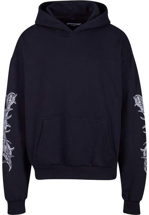 MT Upscale Sweatshirt 'God Loyalty Love'  rød / sort / sølv