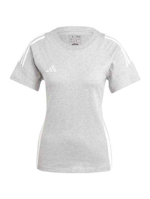 ADIDAS PERFORMANCE Funktionsbluse 'Tiro 24'  grå-meleret / hvid