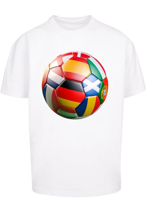 MT Upscale Bluser & t-shirts 'Home Europe'  blå / mørkegul / rød / hvid