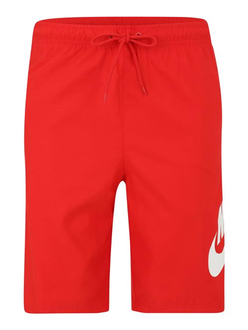 Nike Sportswear Bukser 'Club'  rød / hvid