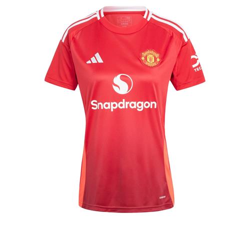 ADIDAS PERFORMANCE Fodboldtrøje 'Manchester United 24/25 Home'  gylden gul / lyseorange / mørkerød / hvid