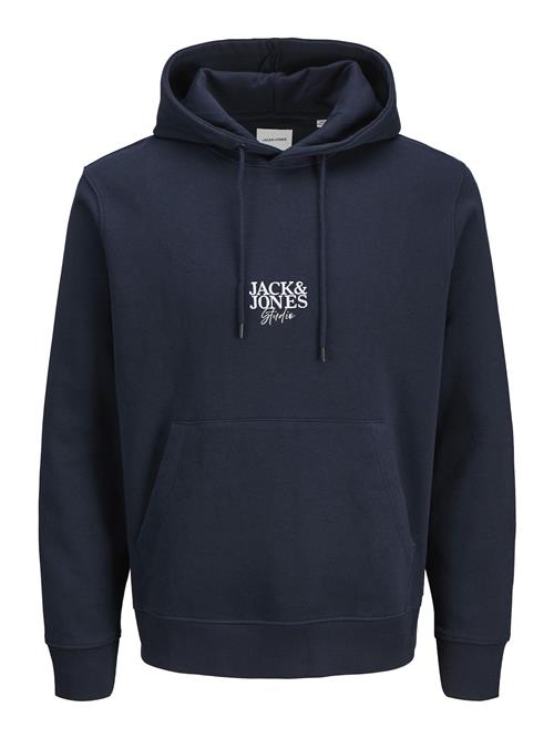 JACK & JONES Sweatshirt  blå / hvid