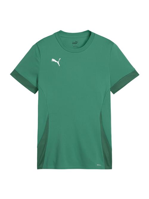 PUMA Funktionsskjorte  siv / mørkegrøn / hvid