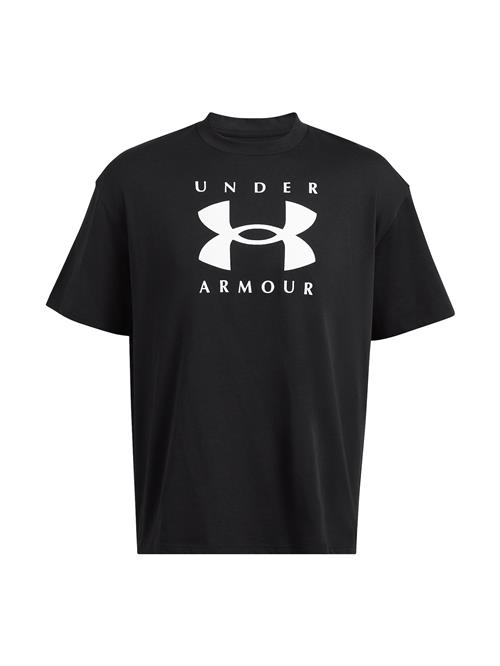 UNDER ARMOUR Funktionsskjorte 'OS Branded'  sort / hvid