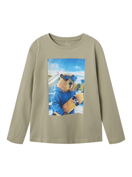 NAME IT Langærmet Bluse Rearaja Keepsake Lilac