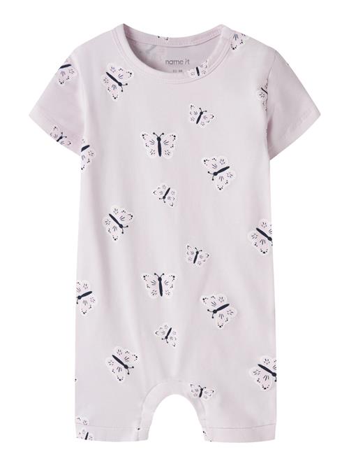 NAME IT Sunsuit Vandora Lavender Fog Butterfly