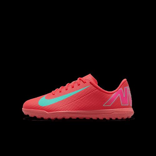 Nike Jr. Mercurial Vapor 16 Club TF Low-Top-fodboldsko til mindre/større børn - rød