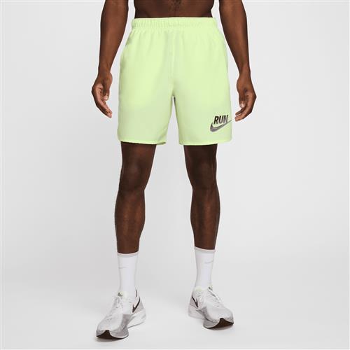 Nike Challenger Run Energy-Dri-FIT-løbeshorts (18 cm) uden for til mænd - gul