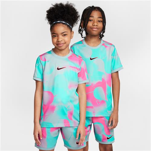 Kortærmet Nike Academy+-Dri-FIT-fodboldtrøje til større børn - Pink