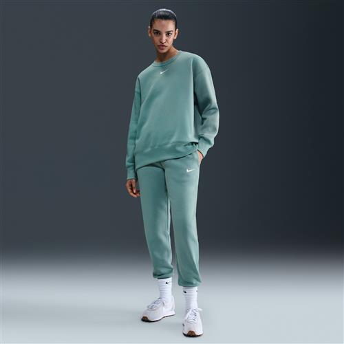Nike Phoenix Fleece-sweatpants med mellemhøj talje til kvinder - grøn