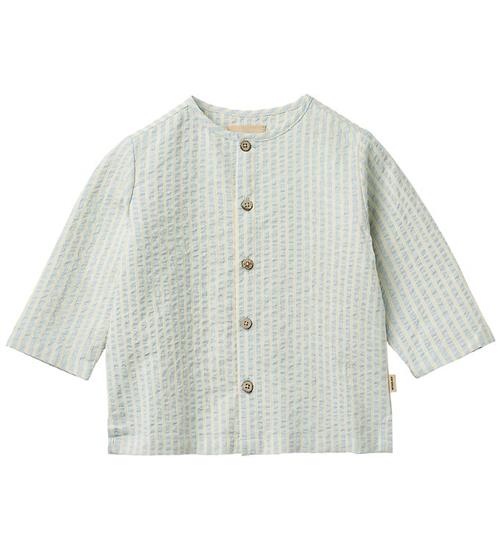 Wheat Skjorte - Musselin - Shelby - Summer Sky Stripe