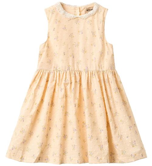 Wheat Kjole - Elma - Barely Apricot Flowers