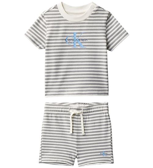 Calvin Klein Shortssæt - T-shirt/Shorts - Monument