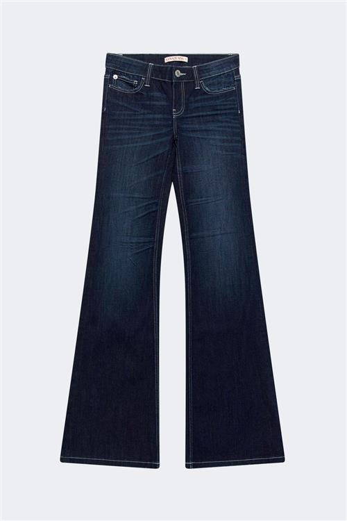 Gina Tricot - Glow low flare tall jeans - Tall Jeans - Blå - 32 - Dame