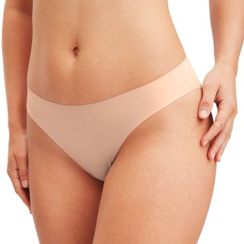 Calida Trusser Natural Skin Seamless Brazilian Brief Beige Large Dame