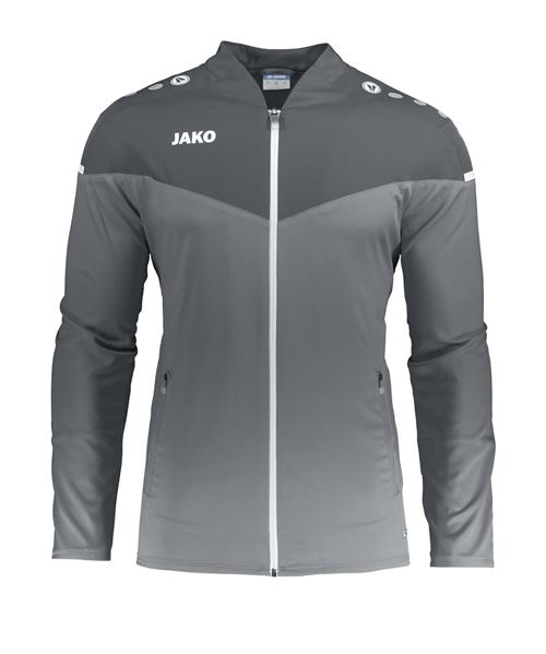 JAKO Sportsjakke  grå / mørkegrå / hvid