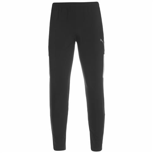 PUMA Sportsbukser 'TeamLiga'  sort / sølv