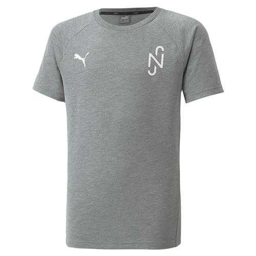 PUMA Funktionsskjorte 'Neymar Jr Evostripe'  grå-meleret / hvid
