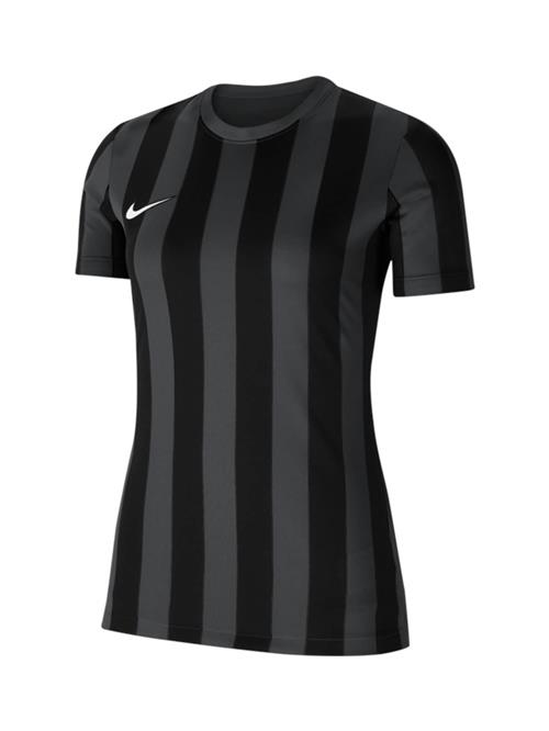 NIKE Fodboldtrøje 'Striped Division IV'  mørkegrå / sort / hvid