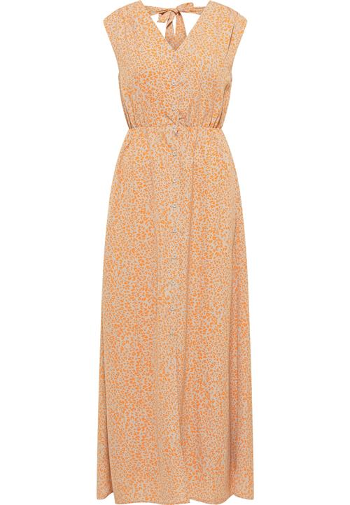 IZIA Kjole  beige / mørkeorange